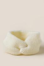Francesca's Gigi Heavy Knit Turban - Ivory