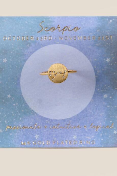 Francesca's Scorpio Constellation Coin Ring