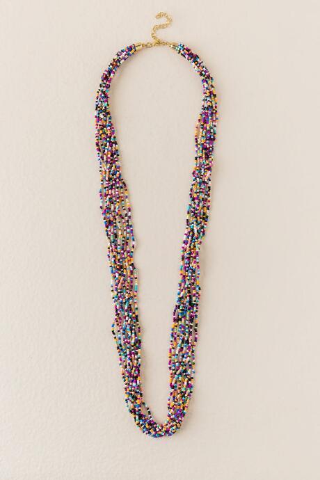Francesca's Curacao Beaded Necklace - Multi