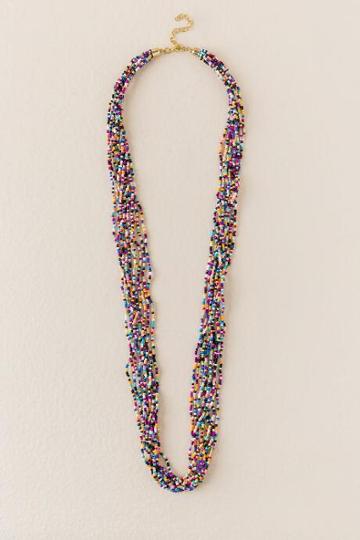 Francesca's Curacao Beaded Necklace - Multi