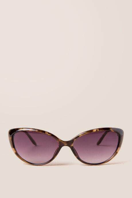 Francesca's Calista Cat Eye Sunglasses - Gray