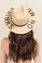 Francesca's Drinks On Me Sun Hat - Natural
