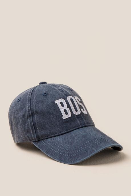 Francesca's Boston Baseball Hat - Navy