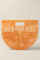 Francesca's Lela Marble Arc Clutch In Marigold - Marigold