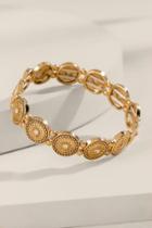 Francesca's Anaya Circle Stretch Bracelet - Gold