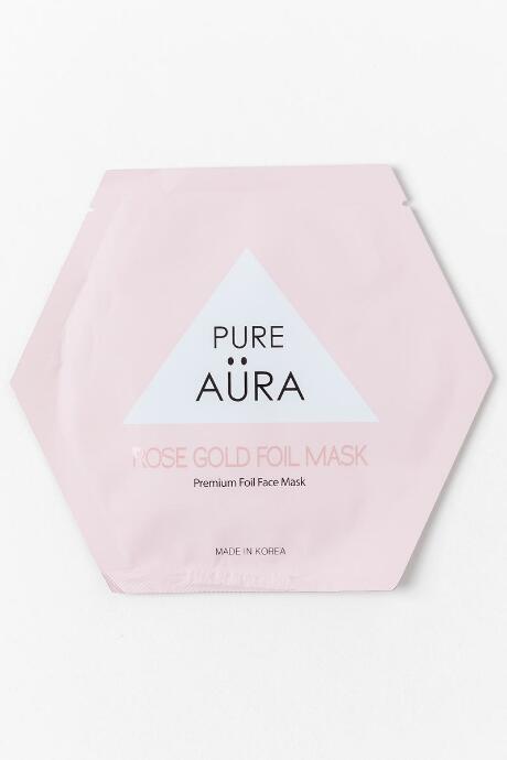 Francesca Inchess Rose Gold Foil Face Mask - Rose/gold