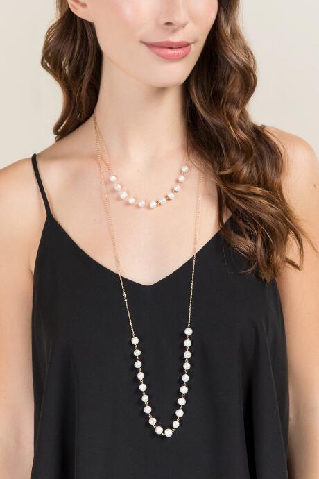 Francesca Inchess Ophelia Layered Pearl Necklace - Pearl