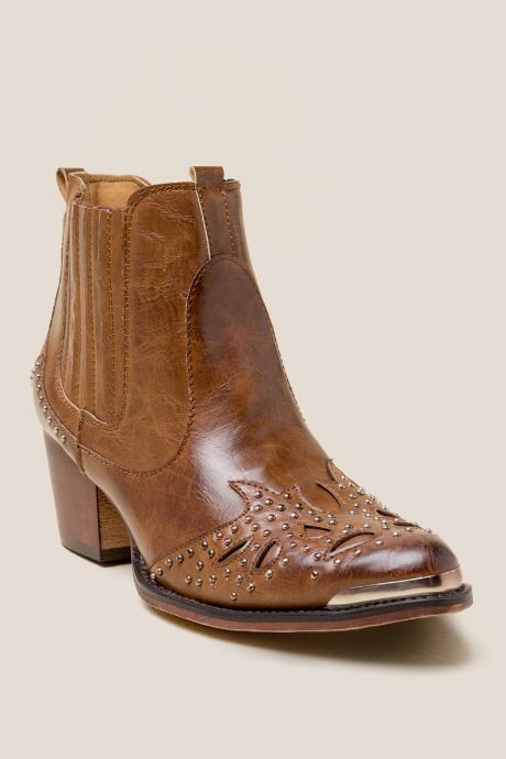 Wanted Lonestar Studded Western Boot - Tan