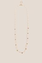 Francesca's Jill Long Beaded Necklace - Ivory