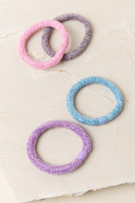 Francesca's Beatrix Chenille Hair Ties - Multi