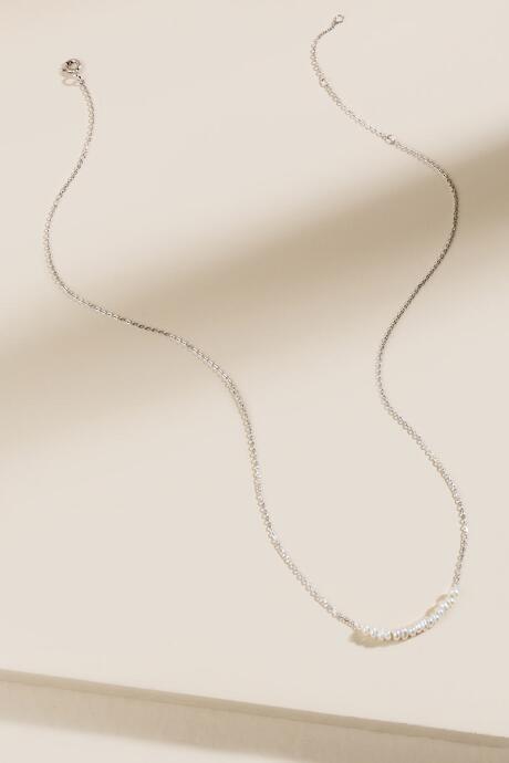 Francesca's Lana Pearl Pendant Necklace - Pearl