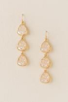 Francesca's Stephanie Druzy Drop Earring In Iridescent - Iridescent