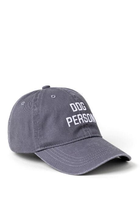 Francesca's Dog Person Baseball Hat - Gray