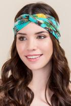 Francesca's Bianca Tropical Pineapple Softwrap - Turquoise