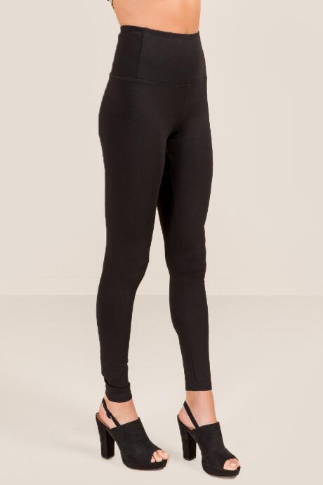 Francesca's Phoebe Ponte Legging - Black