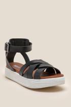 Francesca Inchess Mia Valerie Flatform Sandal - Black