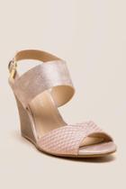 Cl By Laundry Brinn Snakeprint Wedge - Rose/gold