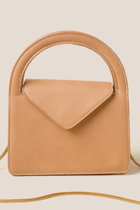 Francesca's Amalia Mini Satchel - Nude