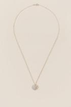 Francesca's Sterling Silver Winter Snowflake Necklace - Silver