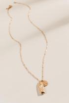 Francesca's Old World Religious Charm Necklace - Gold
