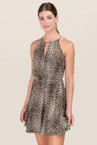 Francesca's Asa Solid A-line Dress - Black