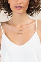 Francesca Inchess Briar Layered Bar Necklace In Rose Gold - Rose/gold