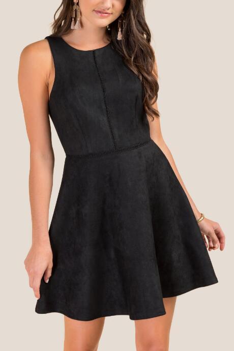 Francesca Inchess Edaline Sleeveless Dress - Black