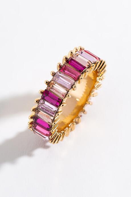 Francesca's Gwendolyn Baguette Band - Pink
