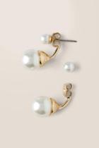 Francesca's Amelia Pearl Stud Earring - Ivory