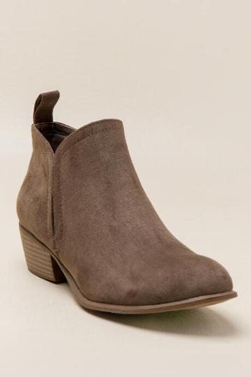 Francescas Nyssa Basic Ankle Boot - Taupe