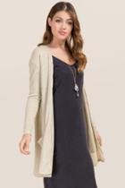 Blue Rain Juliana Knit Duster - Natural