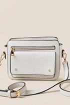 Francescas Lisette Front Pocket Crossbody - Ivory