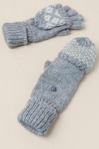 Francesca's Katie Fairisle Gloves - Gray