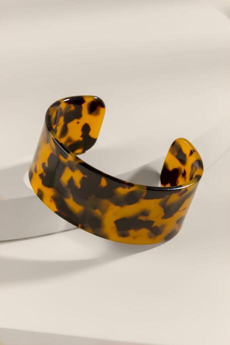 Francesca's Emily Tortoise Cuff - Amber