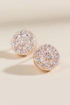 Francesca's Carrie Cubic Zirconia Circle Studs - Crystal