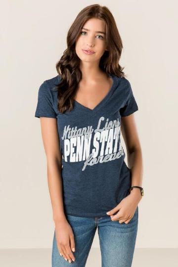 Pressbox Penn State Burnout Tee - Blue