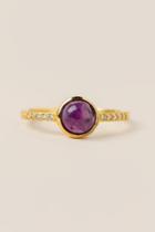 Francesca's Sierra Semi Precious Ring - Purple