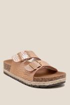 Francesca Inchess Wanted Bedrock Footbed Platform - Rose/gold
