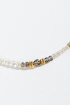 Francesca's Tessa Ombre Beaded Necklace - Gray