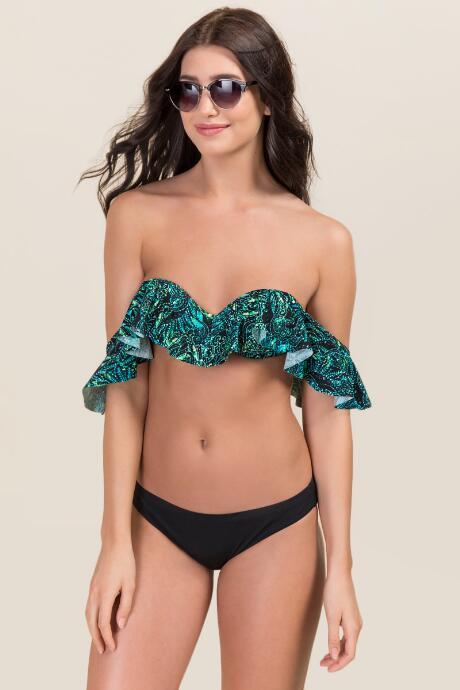 Francesca's Fiona Hipster Swimsuit Bottoms - Black