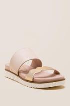 Francesca Inchess Kensie Digby Scallop Footbed Sandal - Cream