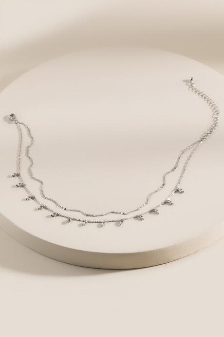 Francesca's Adeline Choker Necklace - Silver