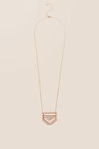 Francesca's Tara Arrow Slider Necklace - Gold
