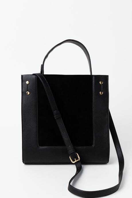 Francesca's Daphine Mini Tote - Black