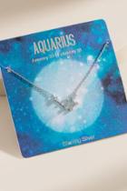 Francesca's Aquarius Sterling Silver Constellation Necklace - Silver