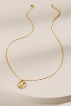 Francesca's Scorpio Constellation Circle Pendant Necklace - Gold