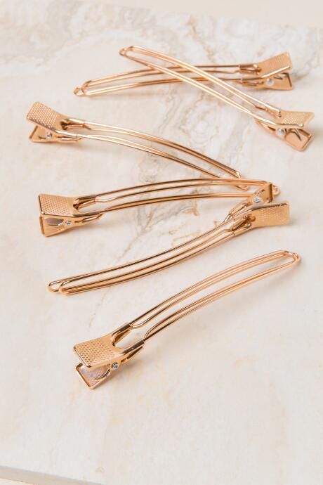 Francescas Keri Open Clip Set - Rose/gold