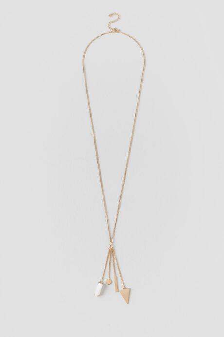 Francesca's Bobbie Arrow Charm Necklace - Gold