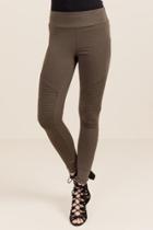 No Comment Collyn Moto Legging - Olive