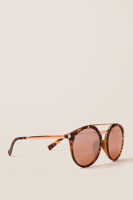 Francesca's Ripley Tortoise Shell Aviators - Tortoise